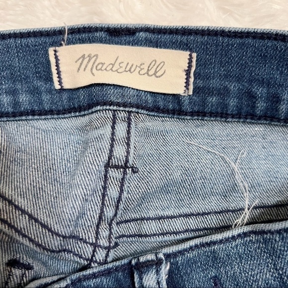 MADEWELL 9” High-Rise Skinny Jeans in Beattie Wash Size 25 - Picture 14 of 16